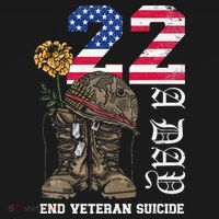 Veteran 22 A Day Take Their Lives End Veteran Suicide Women's Hoodie thumb 2