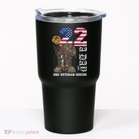 Veteran 22 A Day Take Their Lives End Veteran Suicide Tumbler thumb 0