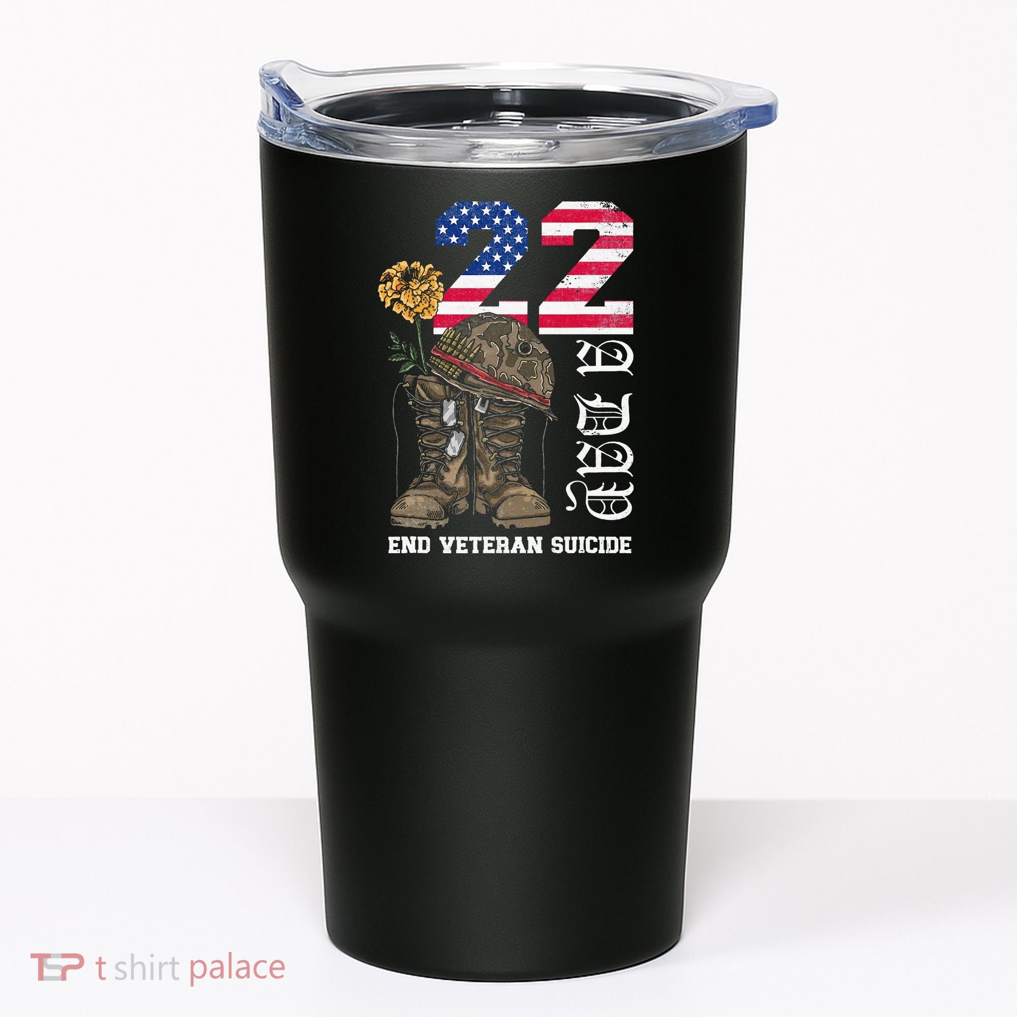 Veteran 22 A Day Take Their Lives End Veteran Suicide Tumbler