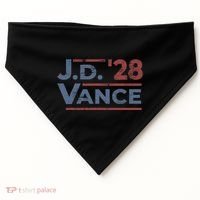 Vance 2028 Jd Vance 2028 President Election Campaign Retro USA-Made Doggie Bandana thumb 0