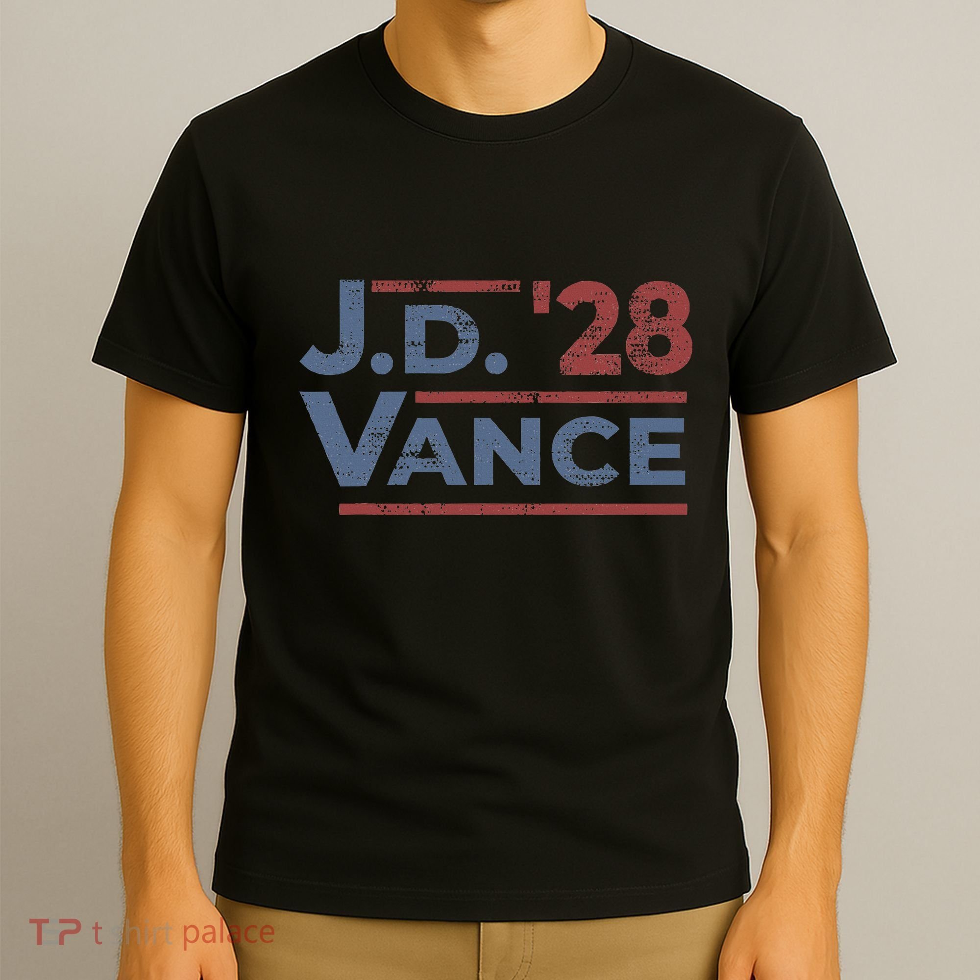 Vance 2028 Jd Vance 2028 President Election Campaign Retro T-Shirt