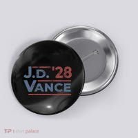 Vance 2028 Jd Vance 2028 President Election Campaign Retro Button thumb 0