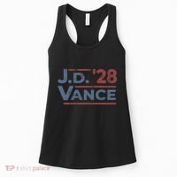 Vance 2028 Jd Vance 2028 President Election Campaign Retro Women's Tank Top thumb 0
