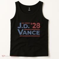 Vance 2028 Jd Vance 2028 President Election Campaign Retro Tank Top thumb 2