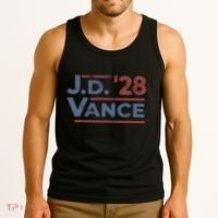 Vance 2028 Jd Vance 2028 President Election Campaign Retro Tank Top thumb 3