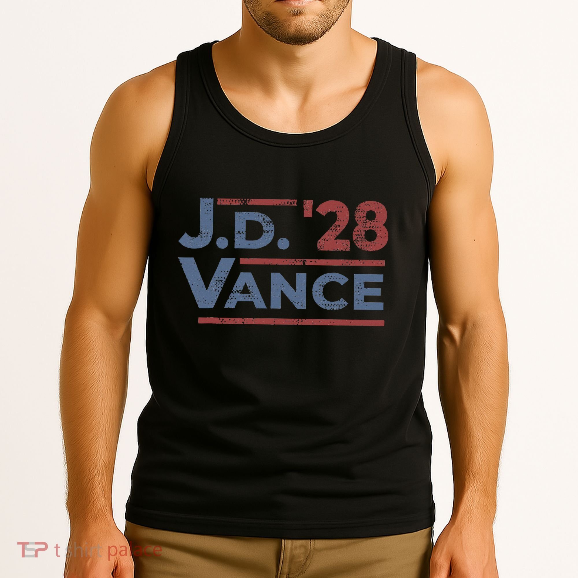 Vance 2028 Jd Vance 2028 President Election Campaign Retro Tank Top