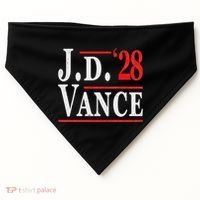 Vance 2028 Jd Vance 2028 President Election Campaign USA-Made Doggie Bandana thumb 0