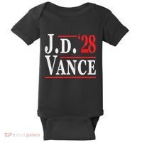 Vance 2028 Jd Vance 2028 President Election Campaign Baby Bodysuit thumb 0