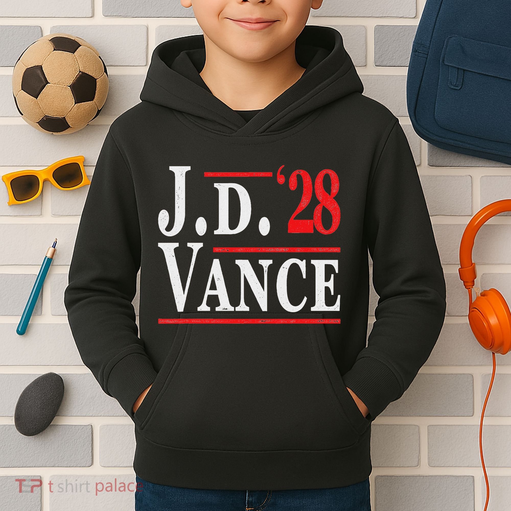 Vance 2028 Jd Vance 2028 President Election Campaign Kids Hoodie