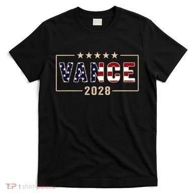 Vance 2028 J.D. Vance For President 28 Vance Flag T-Shirt
