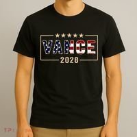 Vance 2028 J.D. Vance For President 28 Vance Flag T-Shirt thumb 3