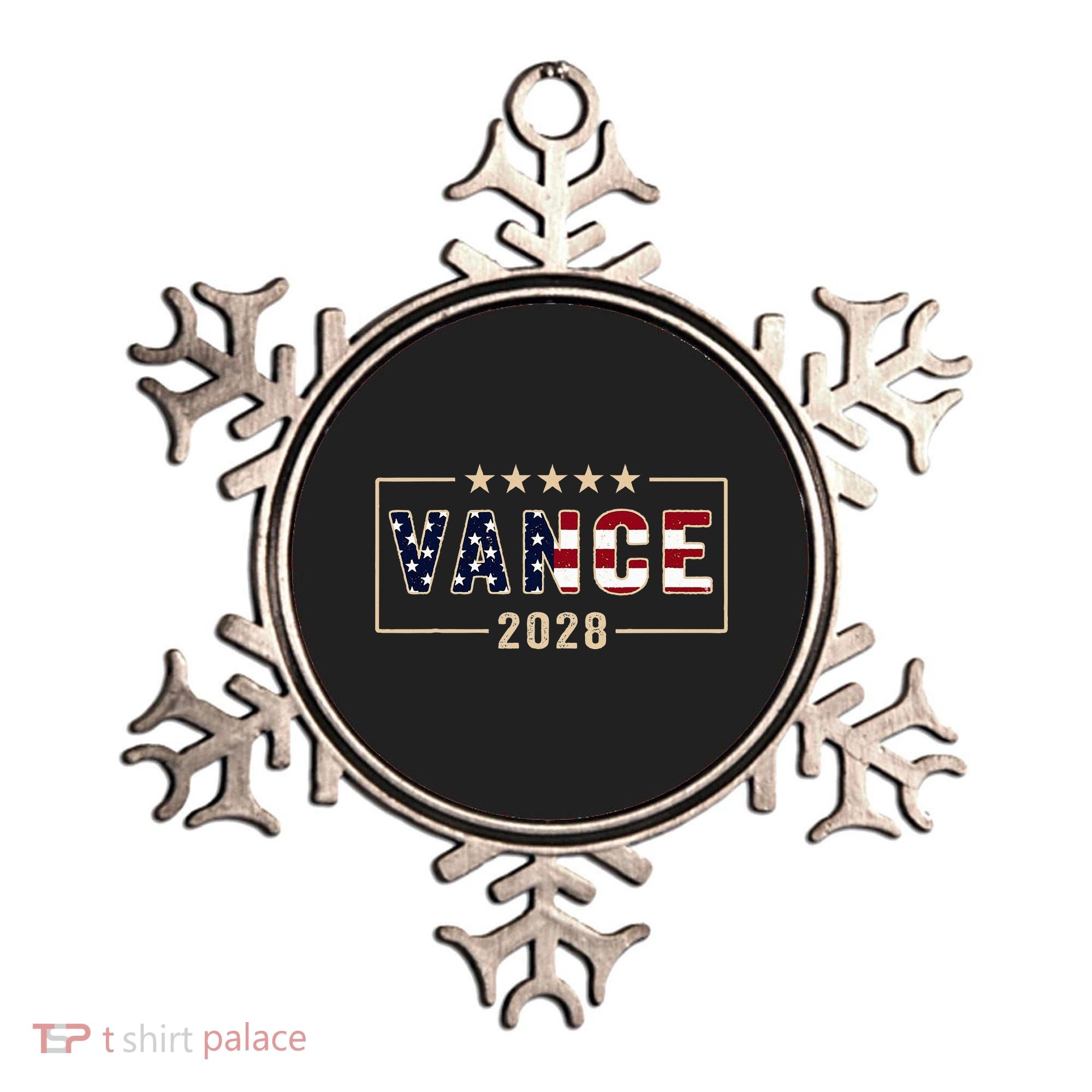 Vance 2028 J.D. Vance For President 28 Vance Flag Ornament