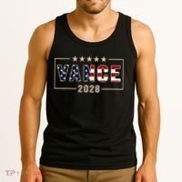 Vance 2028 J.D. Vance For President 28 Vance Flag Tank Top thumb 3