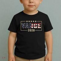 Vance 2028 J.D. Vance For President 28 Vance Flag Toddler T-Shirt thumb 2