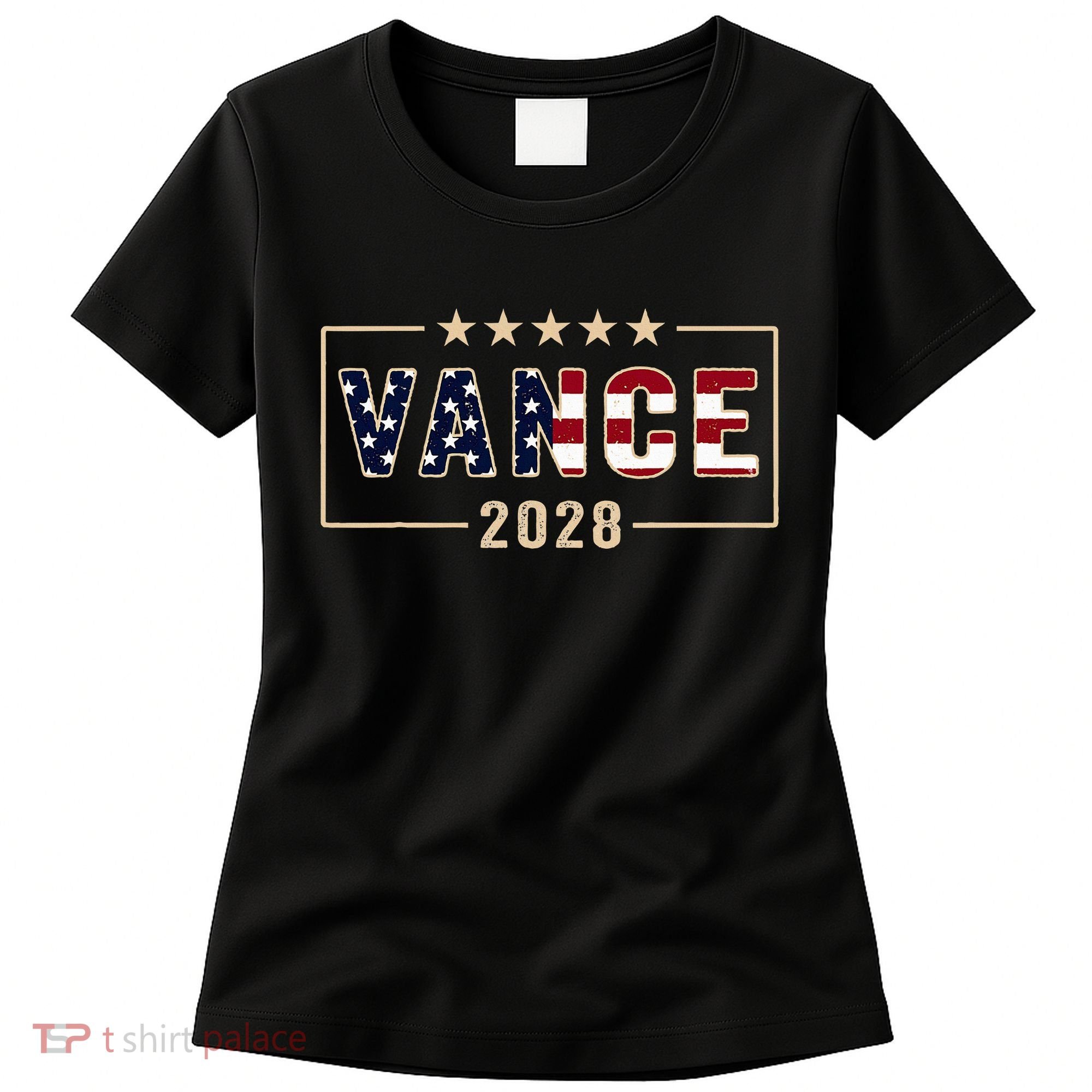 Vance 2028 J.D. Vance For President 28 Vance Flag Women's T-Shirt