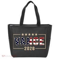 Vance 2028 J.D. Vance For President 28 Vance Flag Tote Bag thumb 0
