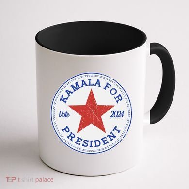 Vote 2024 Kamala For President Sneaker Logo Coffee Mug back