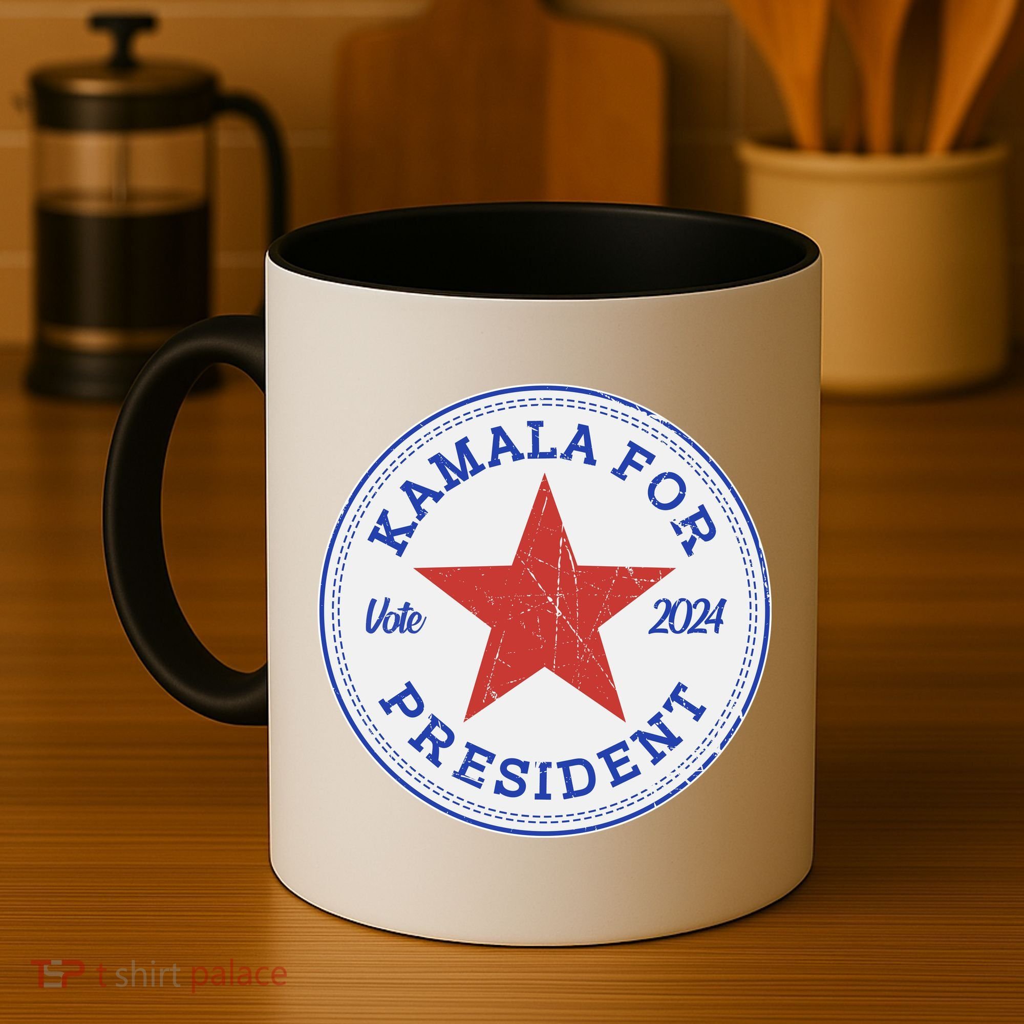 Vote 2024 Kamala For President Sneaker Logo Coffee Mug