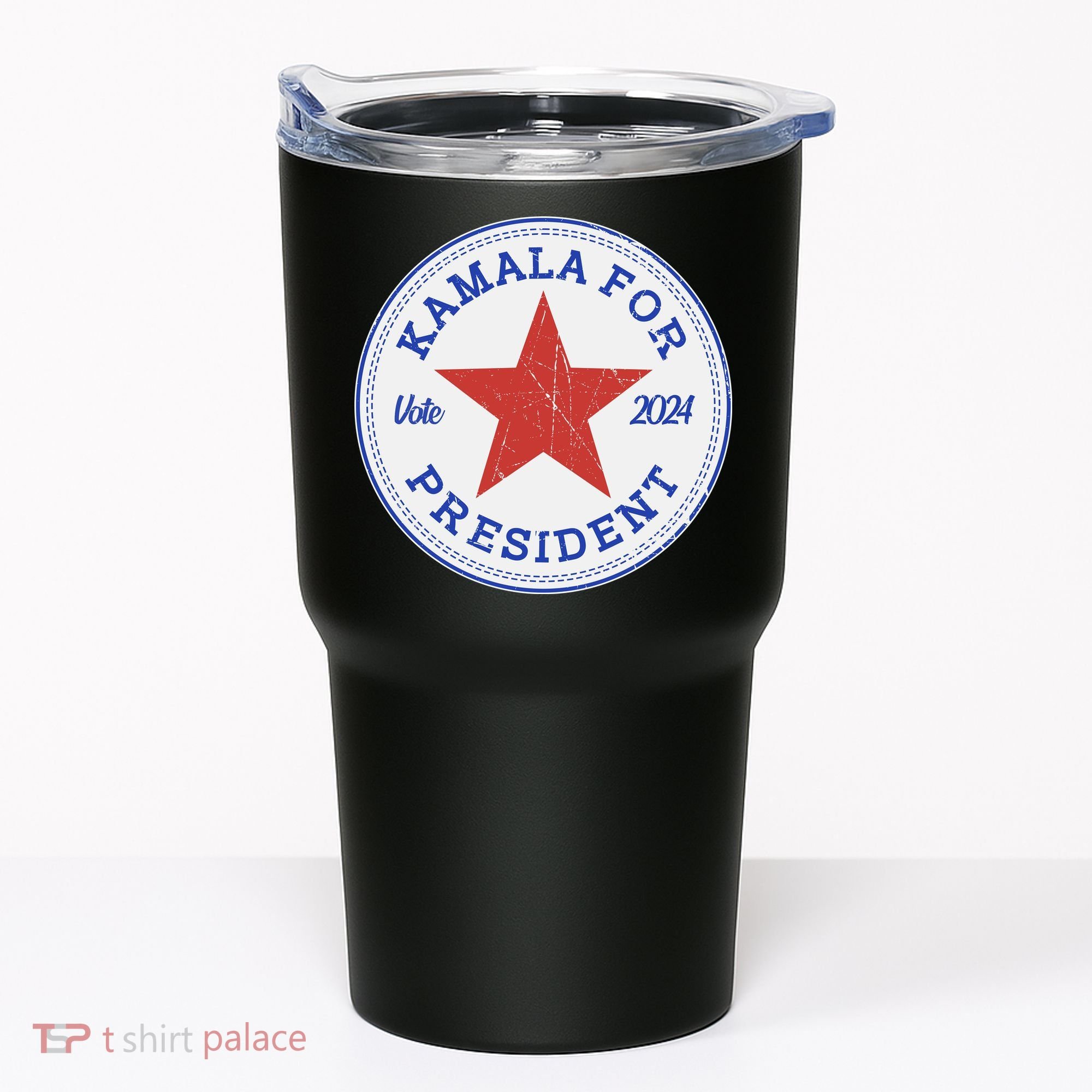 Vote 2024 Kamala For President Sneaker Logo Tumbler