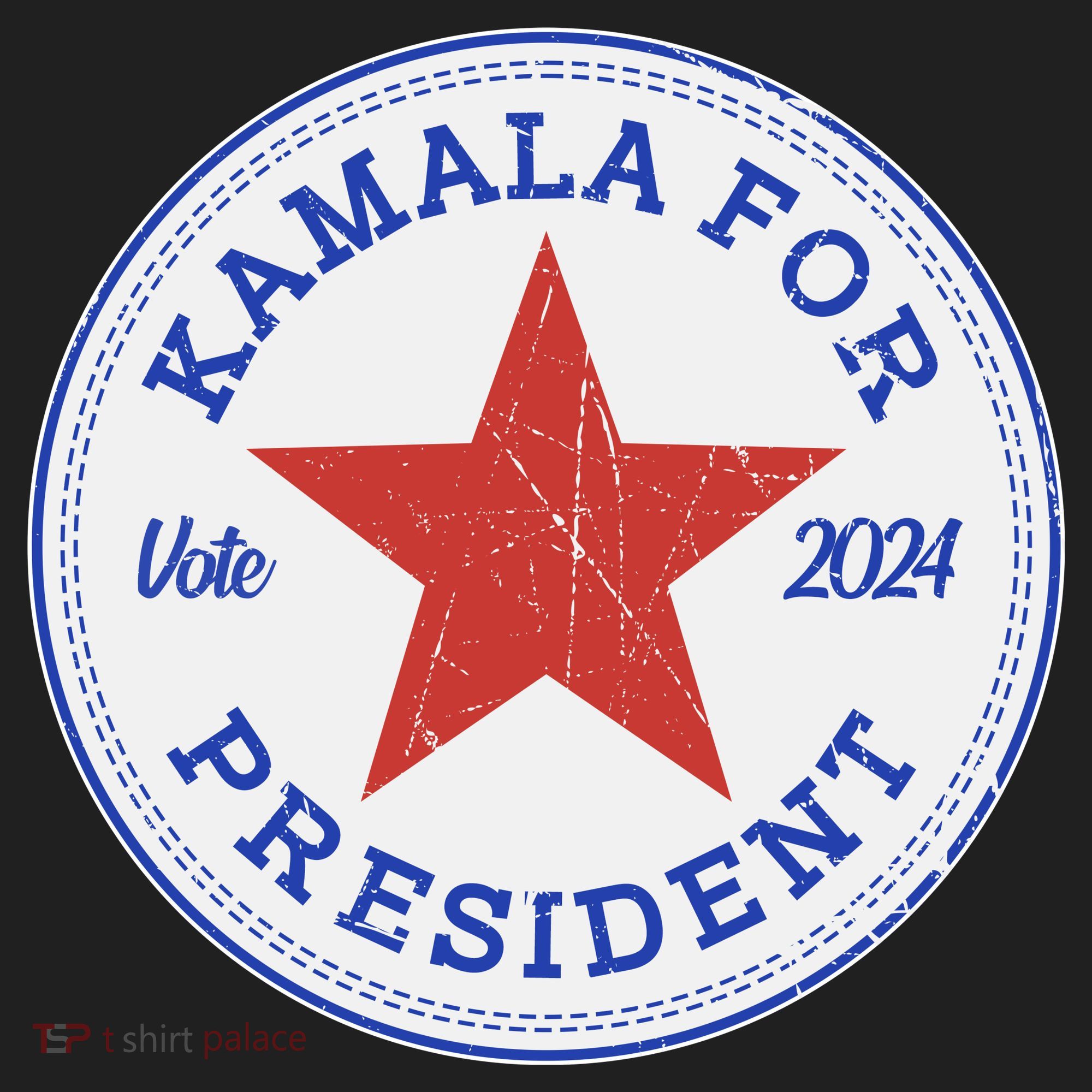 Vote 2024 Kamala For President Sneaker Logo Tumbler