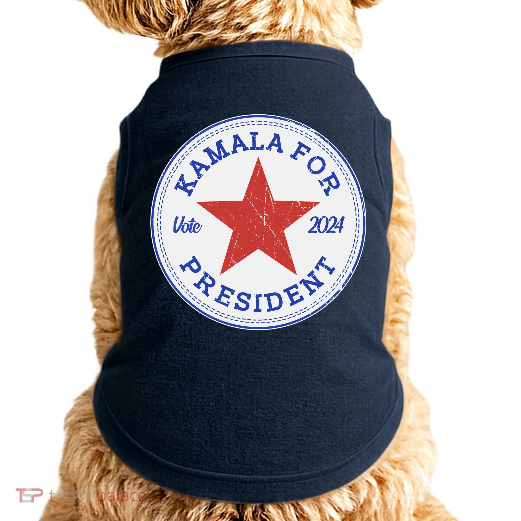Vote 2024 Kamala For President Sneaker Logo Doggie Tank