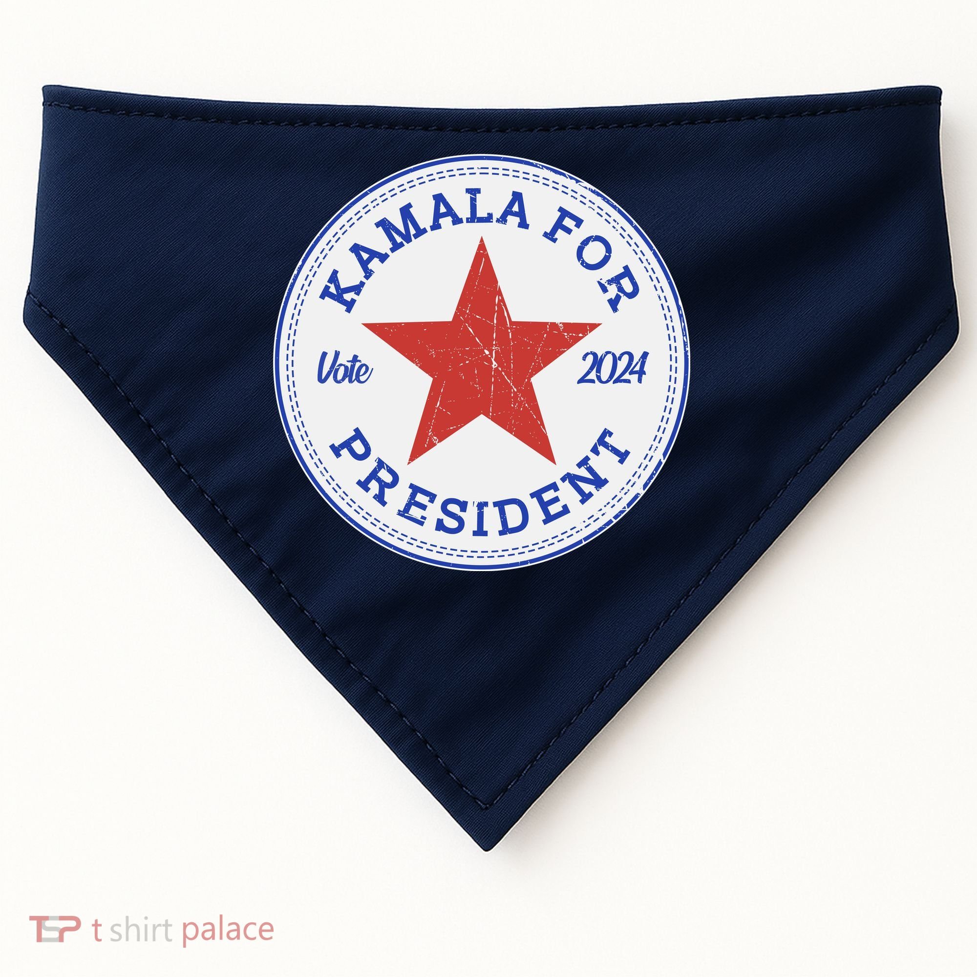 Vote 2024 Kamala For President Sneaker Logo USA-Made Doggie Bandana