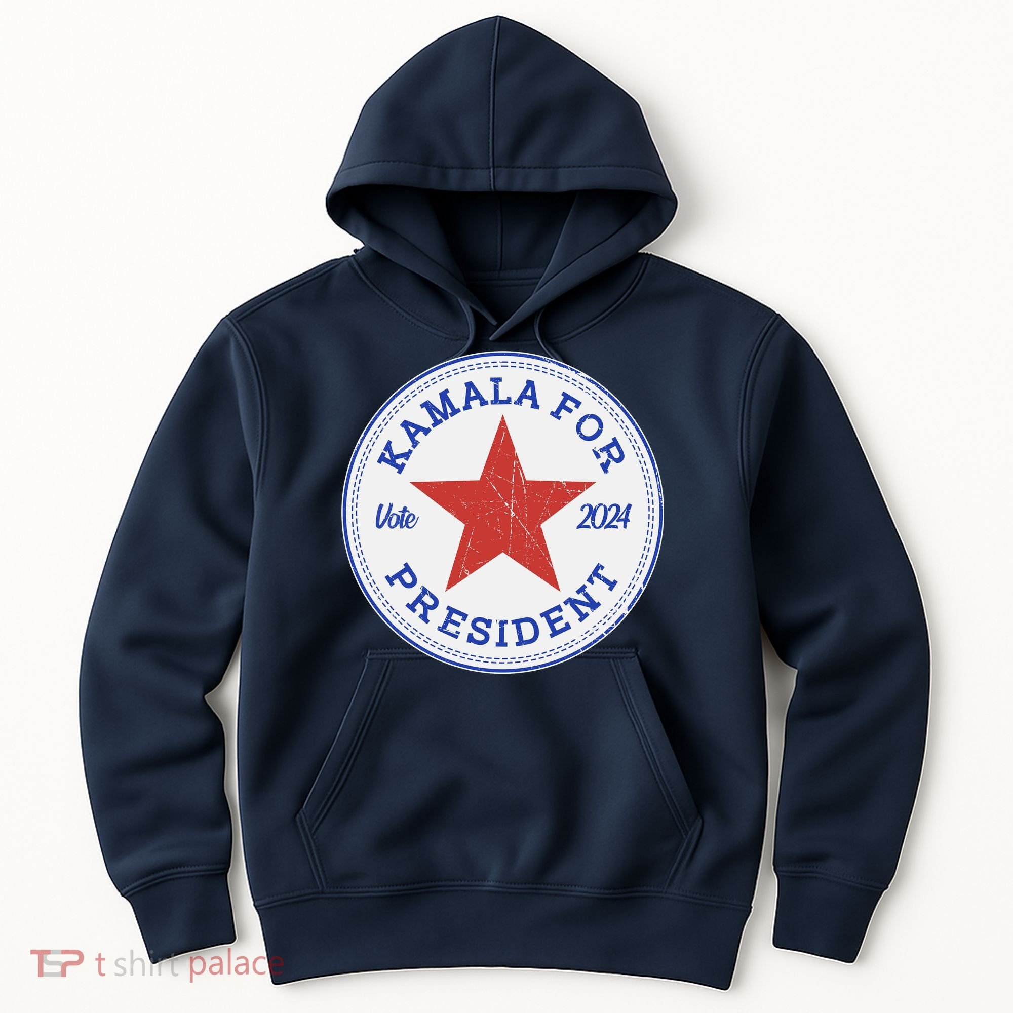 Vote 2024 Kamala For President Sneaker Logo Hoodie