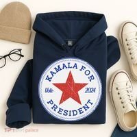 Vote 2024 Kamala For President Sneaker Logo Hoodie thumb 4