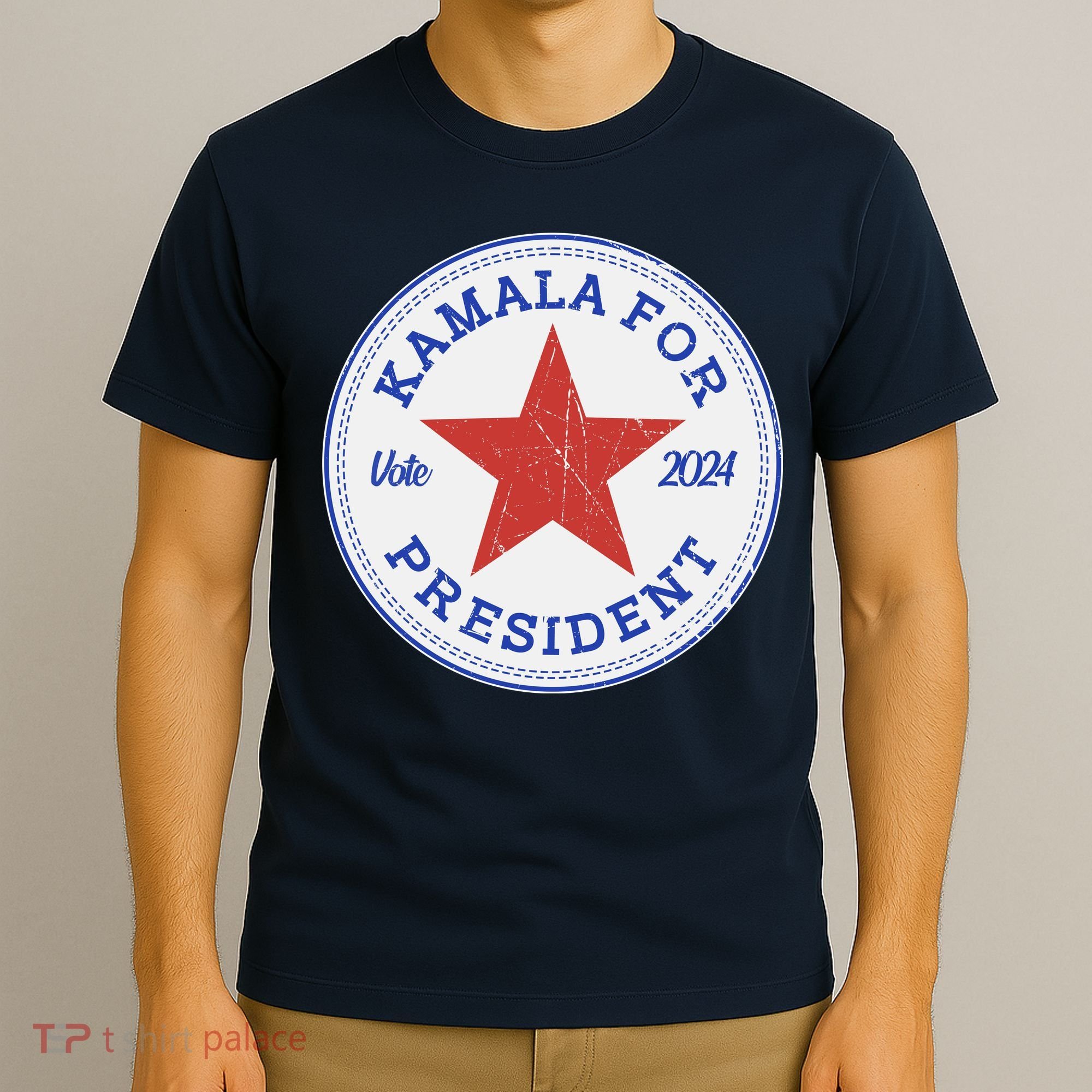 Vote 2024 Kamala For President Sneaker Logo T-Shirt