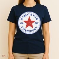 Vote 2024 Kamala For President Sneaker Logo T-Shirt thumb 4