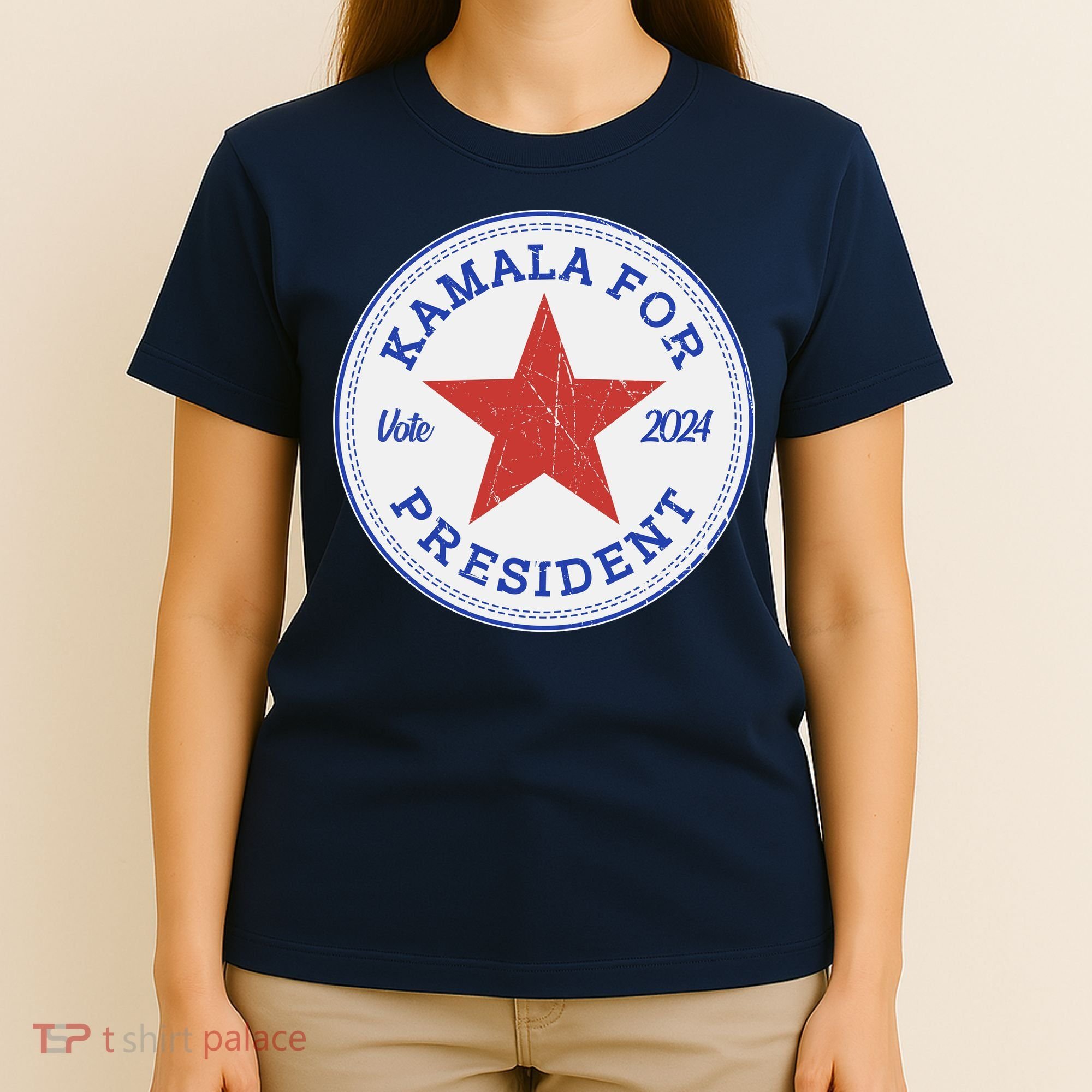 Vote 2024 Kamala For President Sneaker Logo T-Shirt