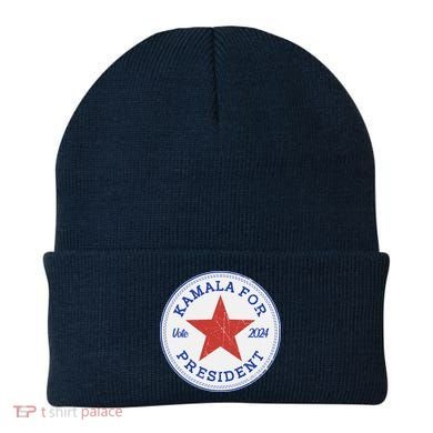 Vote 2024 Kamala For President Sneaker Logo Beanie