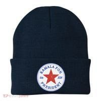 Vote 2024 Kamala For President Sneaker Logo Beanie thumb 0