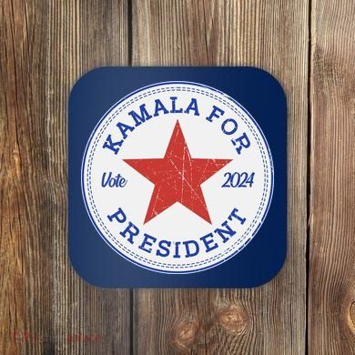 Vote 2024 Kamala For President Sneaker Logo Coaster