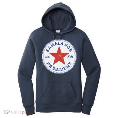 Vote 2024 Kamala For President Sneaker Logo Women's Hoodie