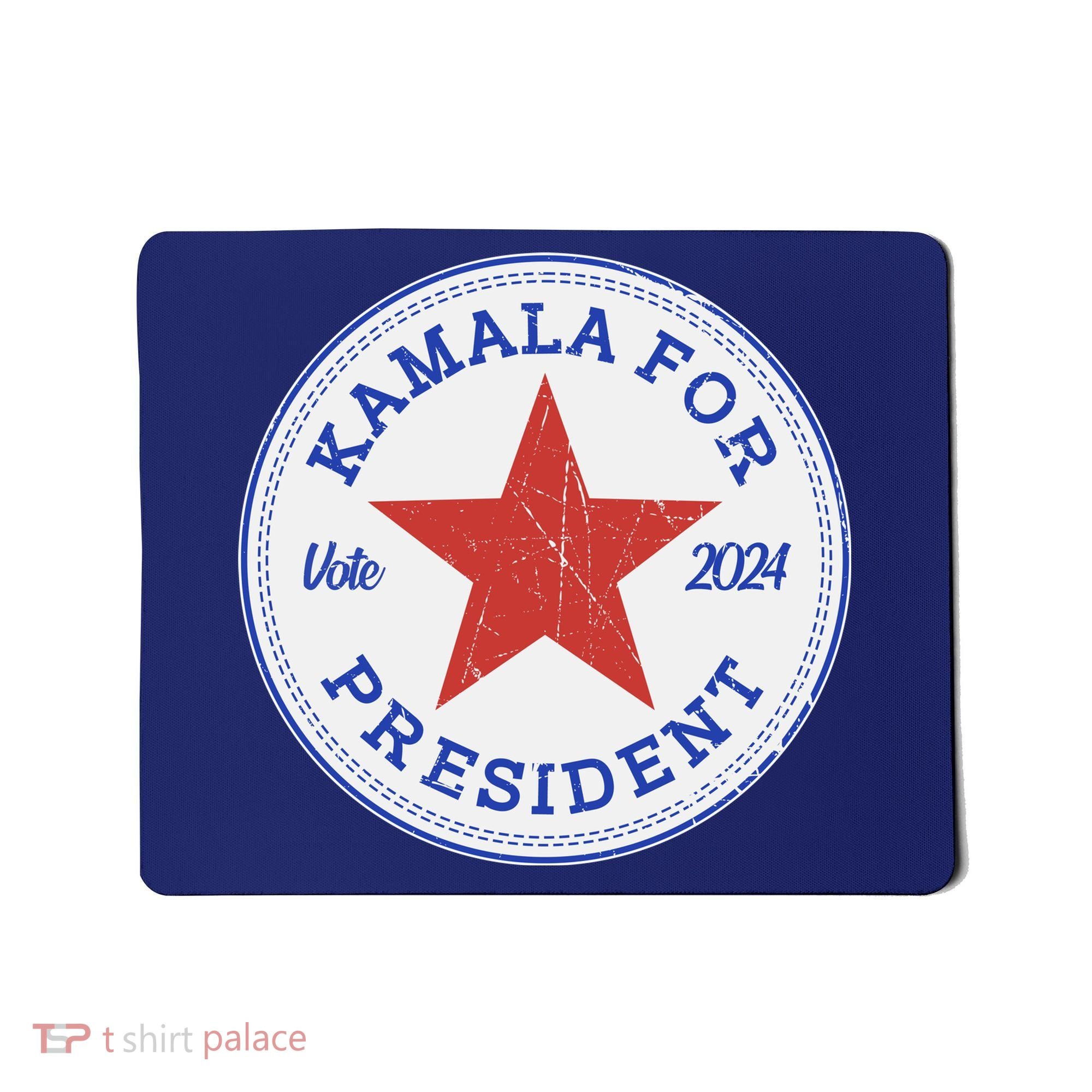 Vote 2024 Kamala For President Sneaker Logo Mousepad