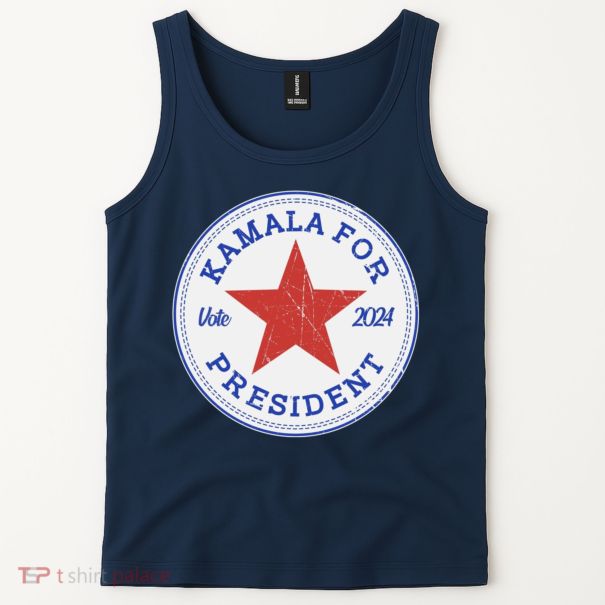 Vote 2024 Kamala For President Sneaker Logo Tank Top