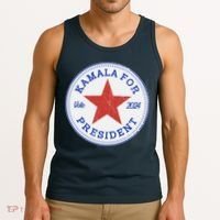 Vote 2024 Kamala For President Sneaker Logo Tank Top thumb 3