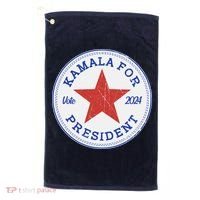 Vote 2024 Kamala For President Sneaker Logo Golf Towel thumb 0