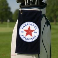 Vote 2024 Kamala For President Sneaker Logo Golf Towel thumb 2