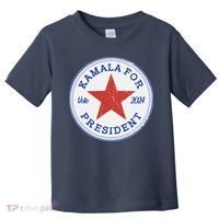 Vote 2024 Kamala For President Sneaker Logo Toddler T-Shirt thumb 0