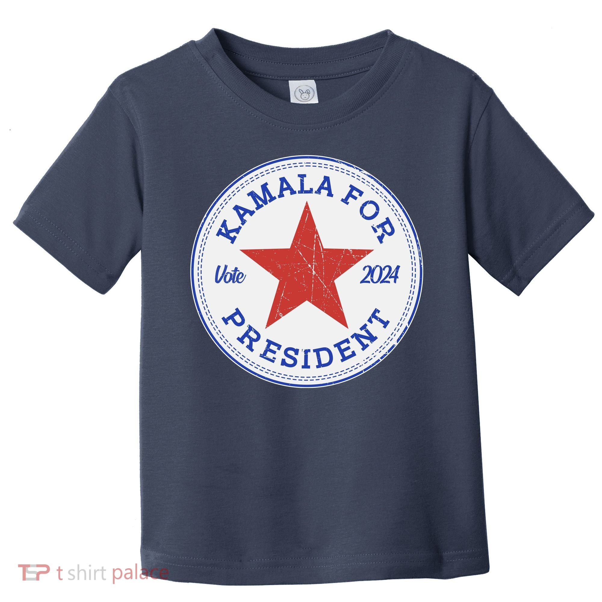 Vote 2024 Kamala For President Sneaker Logo Toddler T-Shirt