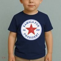 Vote 2024 Kamala For President Sneaker Logo Toddler T-Shirt thumb 2