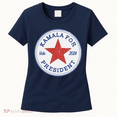 Vote 2024 Kamala For President Sneaker Logo Women's T-Shirt