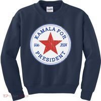 Vote 2024 Kamala For President Sneaker Logo Kids Sweatshirt thumb 0
