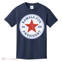 Vote 2024 Kamala For President Sneaker Logo Kids T-Shirt thumb 0