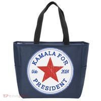 Vote 2024 Kamala For President Sneaker Logo Tote Bag thumb 0