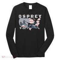 V 22 Osprey Tiltrotor Military Aircraft Helicopter MV 22 Long Sleeve Shirt thumb 0