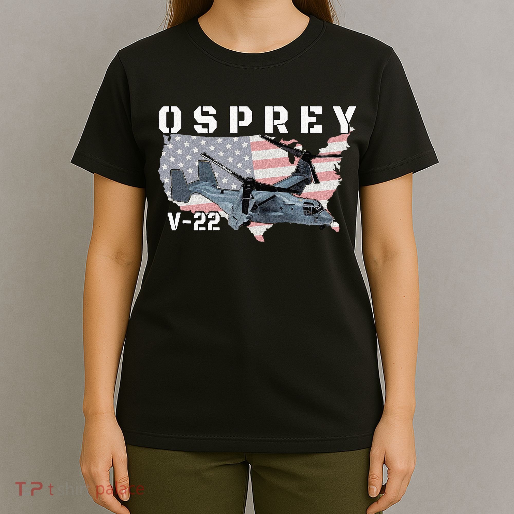 V 22 Osprey Tiltrotor Military Aircraft Helicopter MV 22 T-Shirt