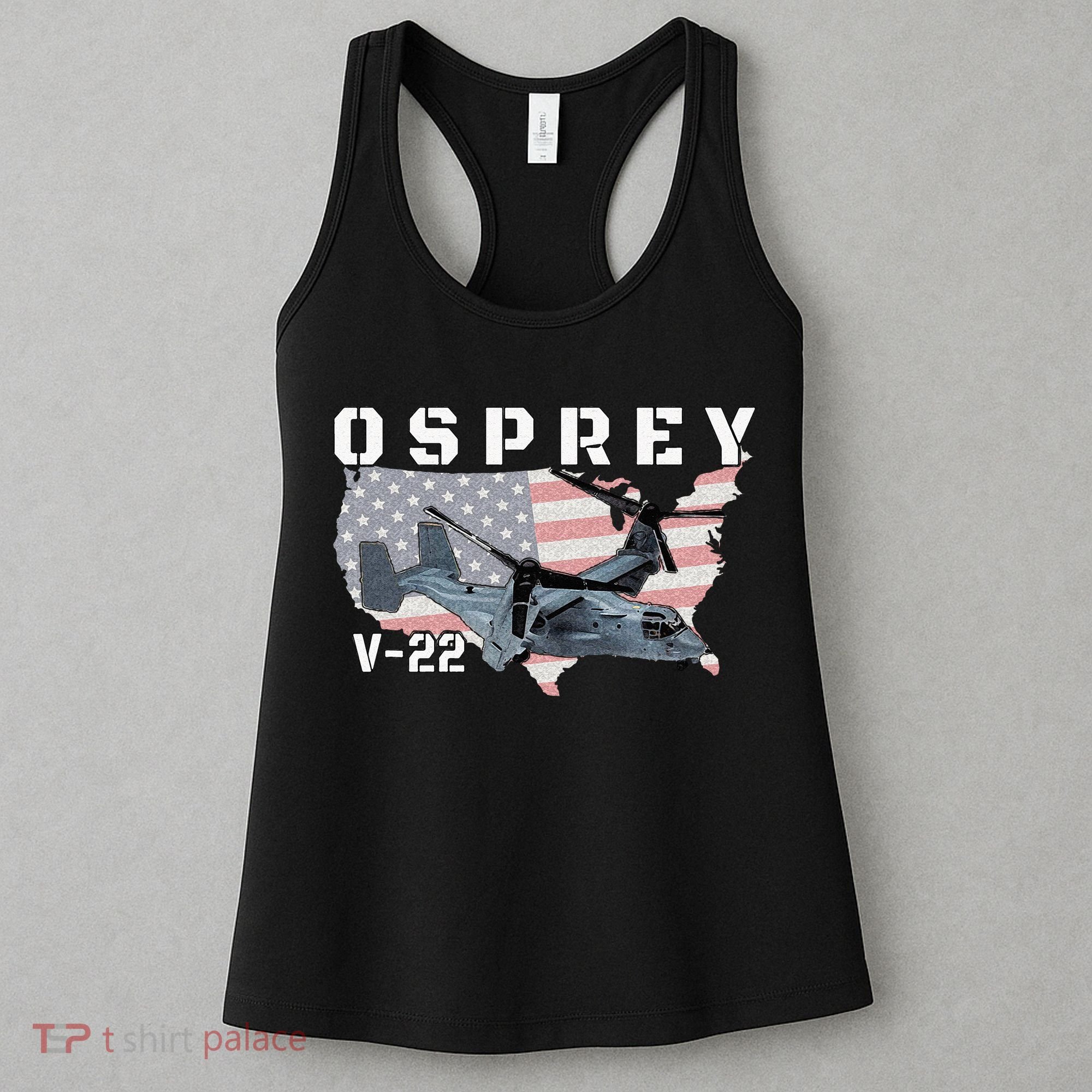 V 22 Osprey Tiltrotor Military Aircraft Helicopter MV 22 Women's Tank Top